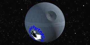 Despised symbol of galactic malice, the newly-christened Glacier Global Partners Death Star